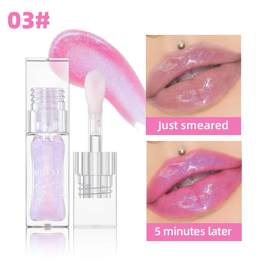 Transform Your Lips with QIBEST Color Changing Lip Oil – Hydrating, Shiny, and Irresistibly Glossy!