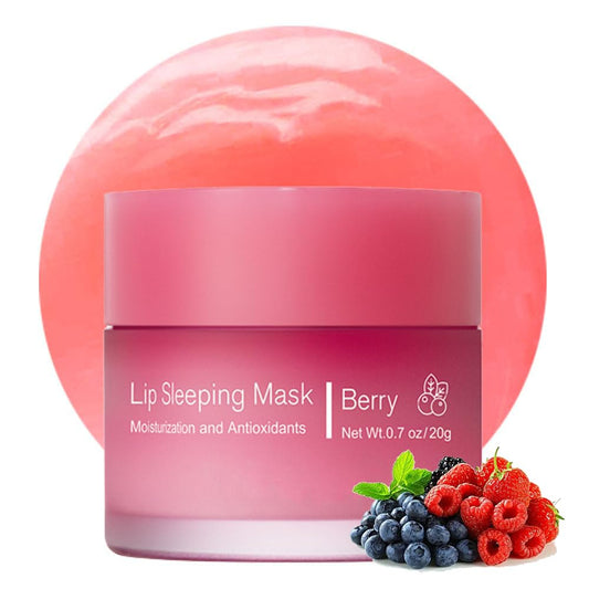 Revitalize Your Smile: Berry Hydrating Sleeping Lip Mask for Intense Overnight Moisture